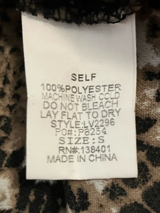 I Love - snakeskin print blouse - Picture 3 of 5